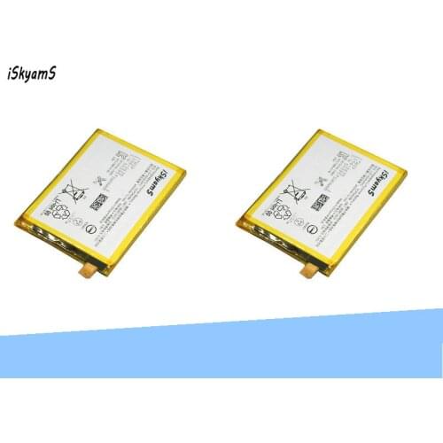 ISkyamS 2x 3430mAh LIS1605ERPC Smart Phone Replacement Battery For Sony E6883 Z5P Dual E6853 Z5 Premium Z 5 Plus