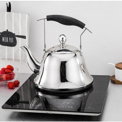 Kitchen Cookware Water Kettles Stainless Steel Piano Sound Kettle Whistle Induction Cooker Kettle Teapot With Tea Filter Mesh