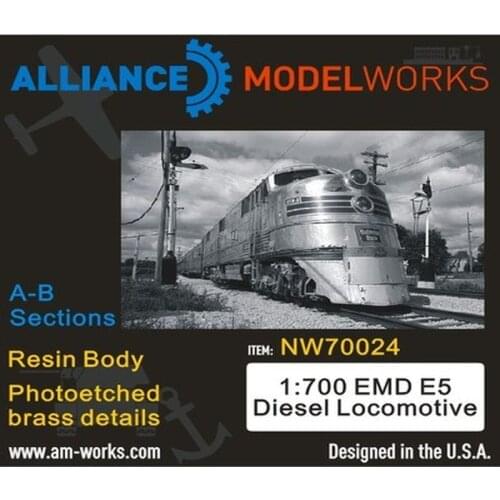 AM-WORKS NW70024 1/700 EMD E5 Diesel Locomotive - Upgrade Detail Set