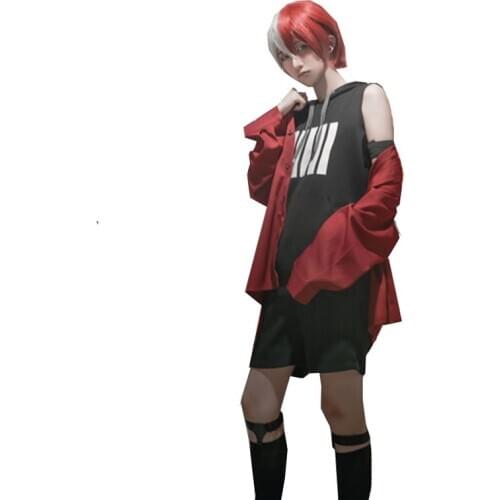 New My hero academia Todoroki Shoto stree SNAP cosplay costume sport woman/man uniform Anime clothes outfits coat+T-shirt+Shorts