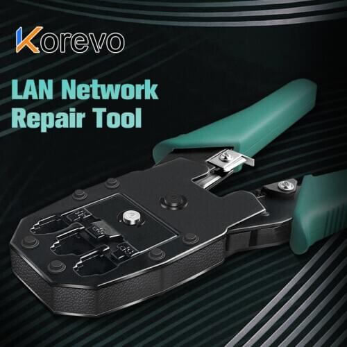 Network clamp Pliers Lan Network Repair Tool RJ12 RJ11 Pressing Hole Shears Cutting Tool Hand Tool Crimper Crimping Pliers