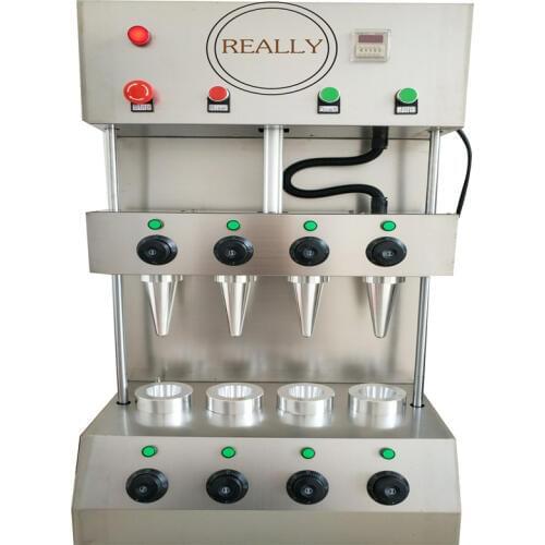 Wholesale price customized size electric pizza cone moulding maker pizza holder packaging machine