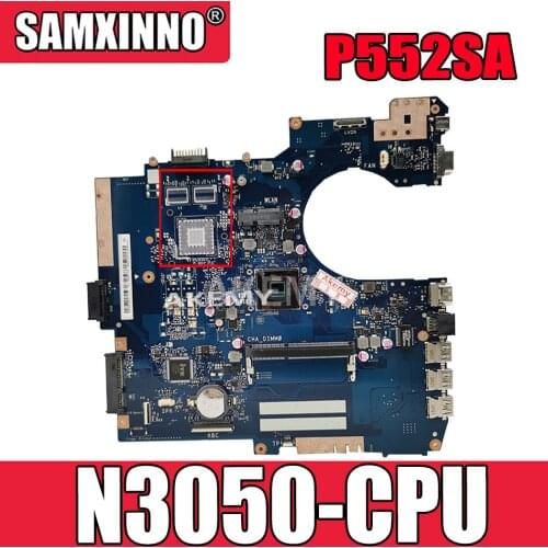 P552SA Motherboard N3050-CPU For Asus P552SJ PU552SJ PRO552S P552S PU552S P552SA Laptop motherboard P552SA Mainboard