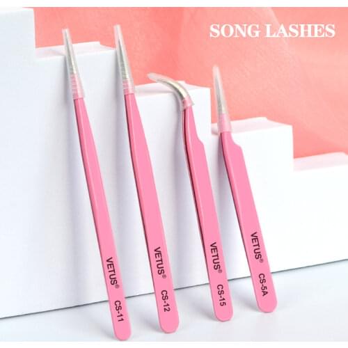 SONG LASHES High Quality professional for Lashes Eyelash Extension Tweezers Tweezers mix CS eyelash extension eyelash lashes