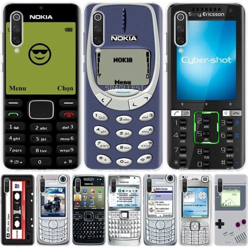 Retro Mobile Phone Funny Cover Phone Case For Xiaomi Mi Note 10 11 9 8 10T 9T CC9 5X 6X Pocophone F1 X3 F2 Pro Lite A1 A2 A3 Coq