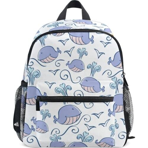 Sac A Dos Among Us Backpack Impostor Bag for Kids 3D Printed Zipper Kindergarten Backpack Whale Mermaid School Bags