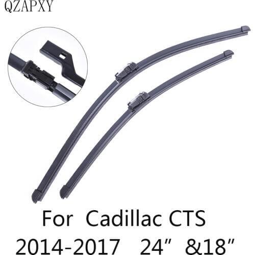 QZAPXY Car Wiper Blades for Cadillac CTS 24"&18"2014 2015 2016 2017 Car Accessories Windshield Wipers Car-styling
