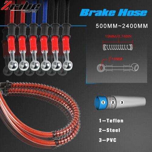 Motorcycle Brake Hose Braided Steel Hydraulic Reinforce Brake line Clutch Oil for EXC EXCF EXC F 125 250 450 500 KAWASAKI