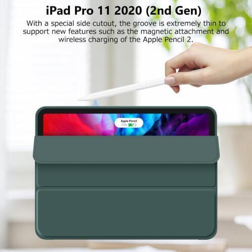 YXAYN Case for iPad Pro 11 2020 Ultra Slim PU Leather Smart Cover Soft Funda for New iPad Pro 11 inch