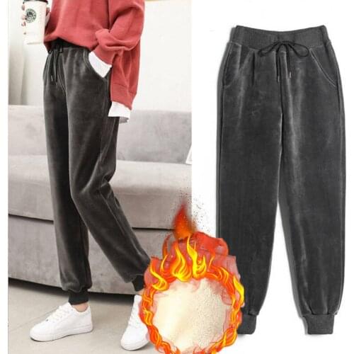 UVRCOS Women's Velvet Trousers