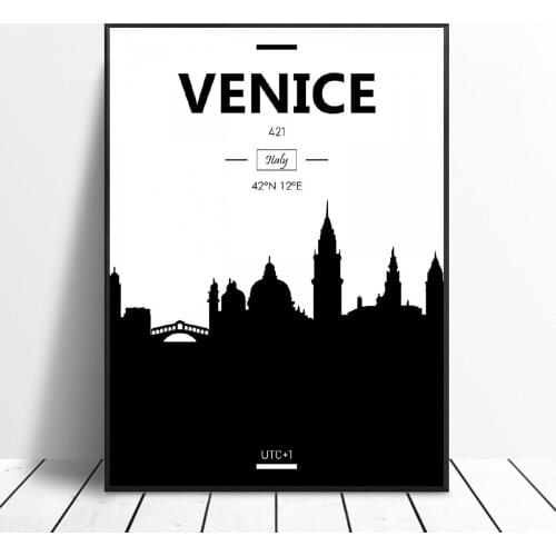 Venice Canvas Painting Wall Art Pictures Prints Home Decor Wall Poster Decoration for living Room
