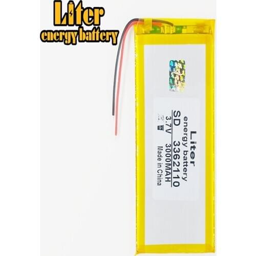 Domestic Tablet PC battery 3362110 3.7V 3000mAh high capacity polymer battery