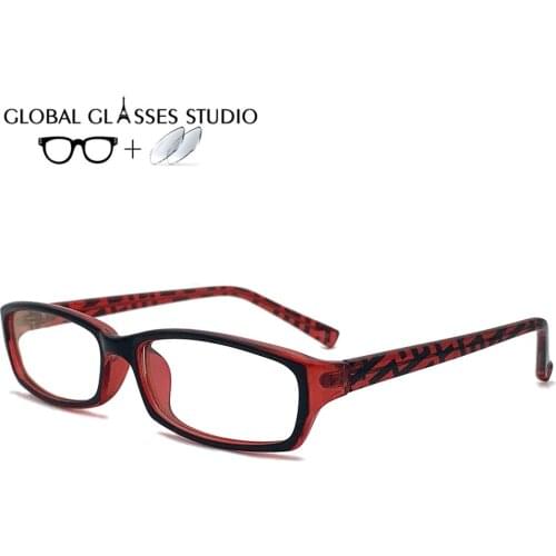 Women Acetate Glasses Frame Eyewear Eyeglasses Reading Myopia Prescription Lens 1.56 Index TT-660