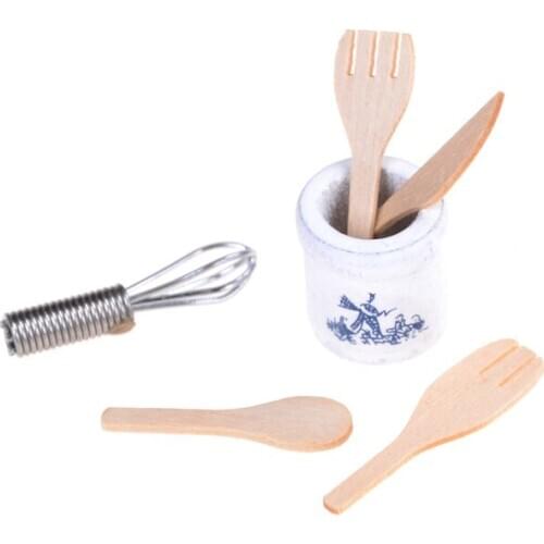 1/12 Dollhouse Miniature Kitchenware Set Home Decoration Gifts 1Set Hot Sale