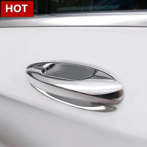 Exterior Car Door Handle & Handle Bowl Trim Cover 13pcs For Benz C Class W205 S205 2014-2020 Car accesories interior Car Trim
