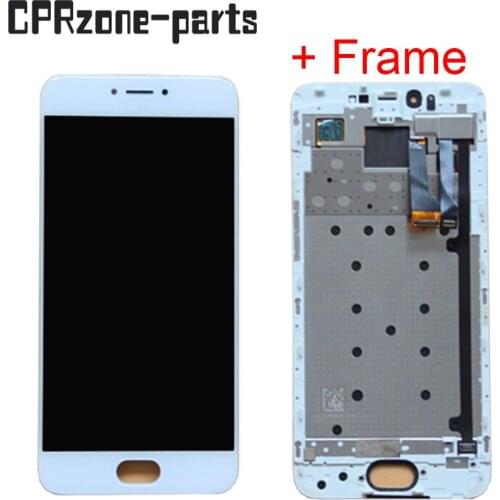 5.2" Black / White + Frame For Meizu Pro 6 / Pro 6S M570M M570C M570Q LCD Display With Touch Screen Digitizer Assembly