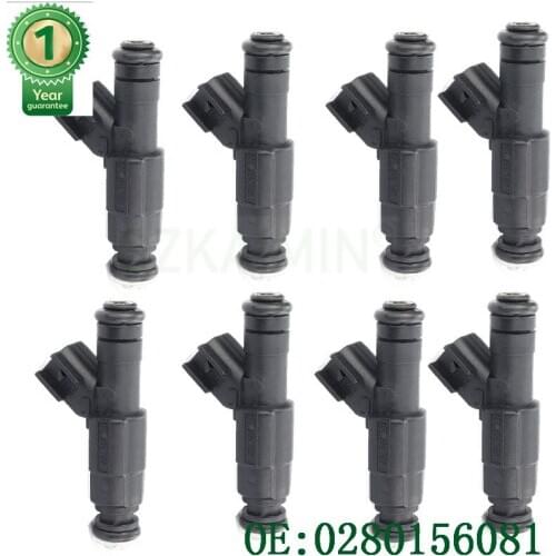 8 Pcs New Fuel Injectors For Mercruiser V8 350 MAG 5.0 4.3 6.2 885176 0280156081 0 280 156 081