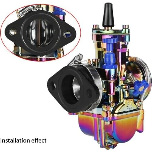 Accessory Carburetor Intake Manifold Adapter 1pcs Flange Boot Rubber Black