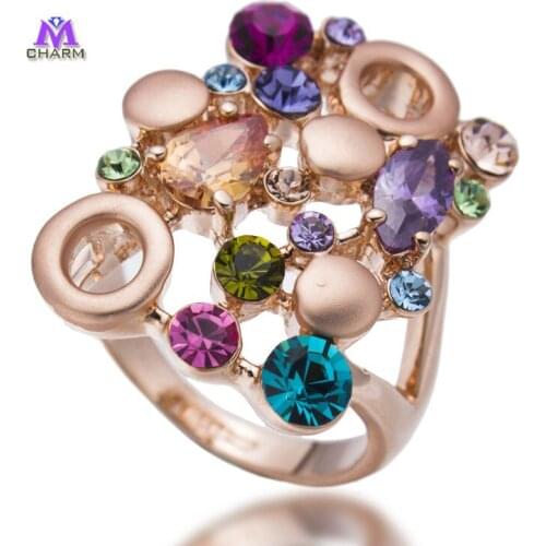 Кольца с кристаллами Allencoco China At AliExpress