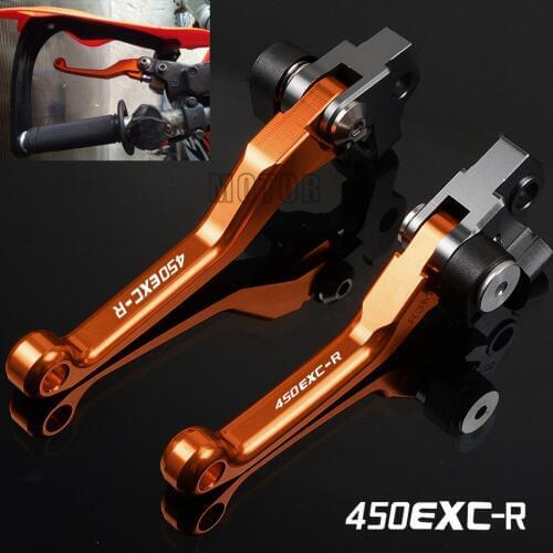 For 450EXC-R 2005-2018 2017 450 EXC-R EXCR EXC R CNC Aluminum Motorcycle Dirt Pit Bike Motocross Pivot Brake Clutch Levers