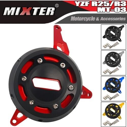 For YAMAHA YZF R3 R25 MT03 YZF-R25 YZF-R3 MT-03 2014-2020 Motorcycle Accessories Righ Side Engine Plug Stator Guard Cover Slider