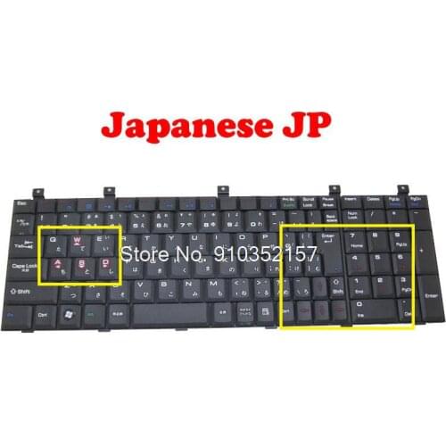 Keyboard For MSI E7235 E7405 GT725 GT725X GT729 GT729X GX720 GX720X GX723 Japan JP