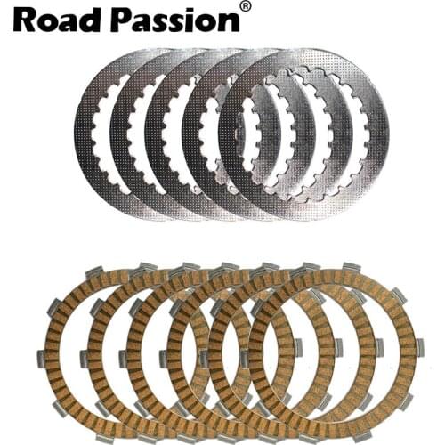 Road Passion Motorcycle Clutch Friction & Steel Plates Kit For HONDA AX-1 250 NX250 NX 1989