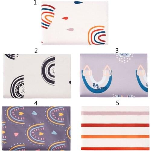 Washable Highchair Floor Protector Mat Anti-Slip Silicone Spot Mat Food Catcher Art Craft Leak Proof Mat Baby Eatting Play D0AF