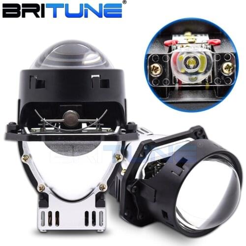 3.0inch 2pcs BiLED Headlight Lenses 5500K 58W Built in Driver Projector Lens for Universal Car Headlight Upgrade Retrofit DIY