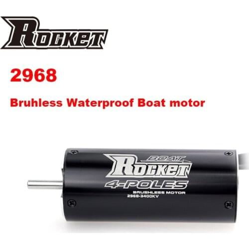 SURPASSHOBBY Boat motor 2968 Waterproof Brushless 3400KV 3800KV Motor for Traxxas Blast Feilun FT011 FT012 600-800mm RC Boat Car