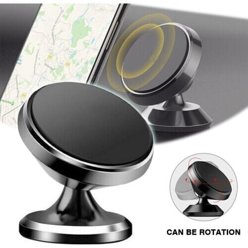 Adjustable Mayitr Car Cell Phone Magnetic Stand Portable Dashboard Phone Holder Stand 360 Degree Rotatable Bracket Accessories