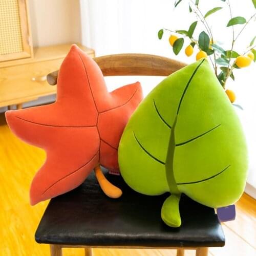 Stuffed Toy Non-deforming Three Dimensional Exquisite Embroidery Cabbage Leaf Stuffed Toy Kids Sofa Pillow Xmas Gift Party Decor