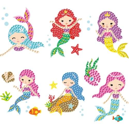 New Design 5D Diamond Painting Cartoon Sticker Kits for Kids Among Us Games Stick Paint with Diamonds by Numbers Kit Easy to DIY