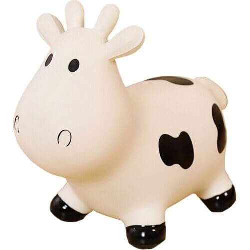 Inflatable Jump Horse Bouncy Animal Toys Gift for Toddlers Inflatable Horse Throne Chair Juegos Inflables Toys Hobbies BE50AA