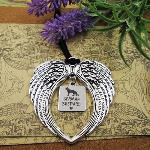 GERMAN SHEPARD for earview mirror chram Christmas tree mirror dangle car accesories