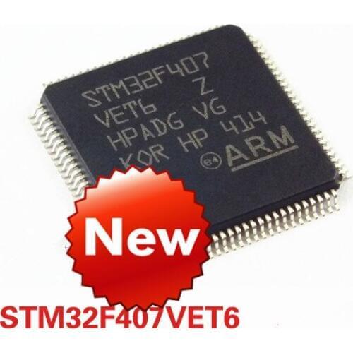 New STM32F407VET6 STM32F407 VET6 LQFP-100