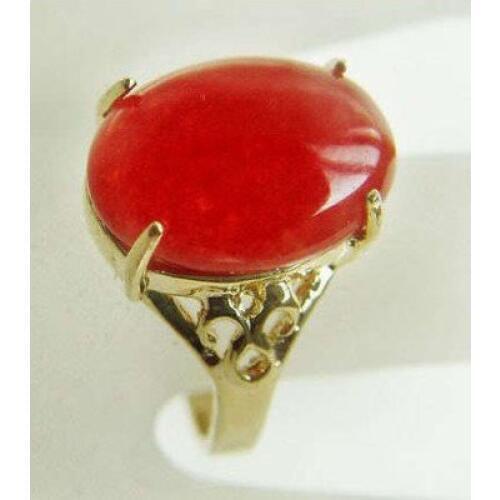 Charming Jewelry red Jades ring(7,8,9,10)
