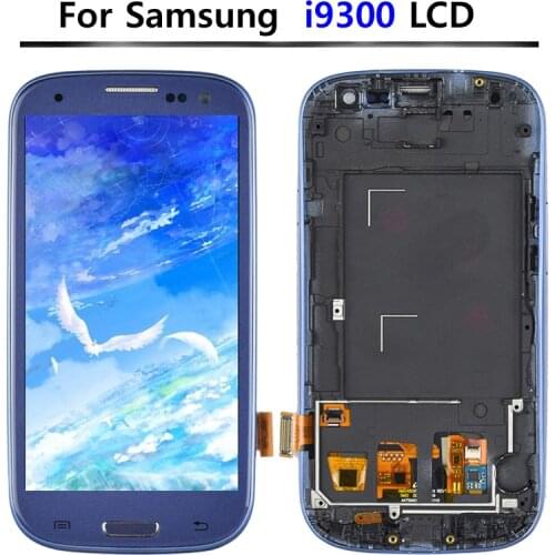 ORIGINAL Burn Shadow LCD For Samsung Galaxy S III S3 i9300 i9300i i9301 i9301i i9305 LCD Display