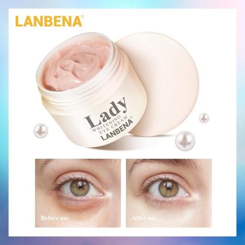 LANBENA Whitening Eye Cream Eye Serum Dark Circle Anti-Aging Eye Patch Repair Ageless Lifting Firming Anti-Puffiness Skin Care