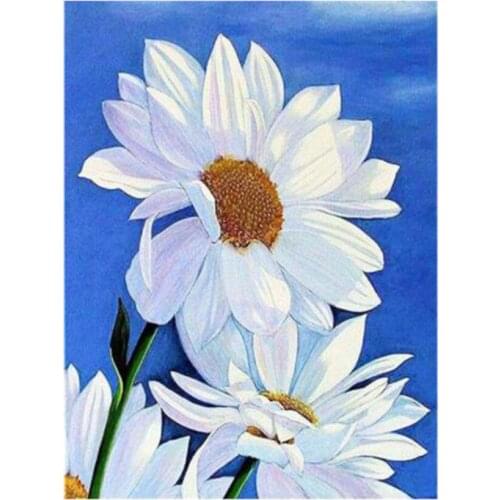 Scenery Daisy 5D Diamond Painting Full Square Landscape Flower Picture Of Rhinestone Mosaic Home Decoration XN1452