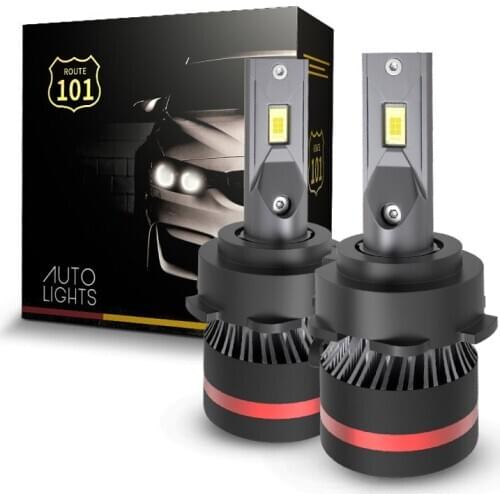 Route101 H7 LED Canbus Headlight Bulb with Adapter Retainer for Mazda CX5 CX7 Geely Vision Gleagle Low Beam Headlamp