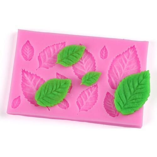Leaf Shape Silicone Mold Fondant Mould Cake Decor Tools Chocolate Baking Molds J2Y