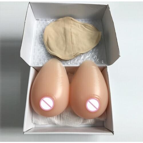 Silicone fake breast shemale fake boobs Artificial Breast self-adhesive Prosthesis tits for crossdresser and transgender breast