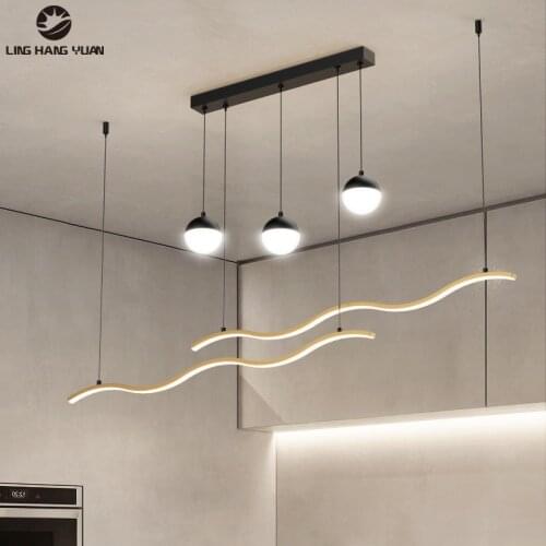 Modern Led Pendant Light for Dining room Kitchen Living room 110v 220v Led Chandelier Pendant Lamp Hanging Lamp 120cm 100cm