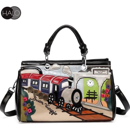 Printing Cartoon Women Shoulder Bag Italy Braccialini Handbag Retro Handmade Bolsa Feminina Famous Luxury Designer Bolsos