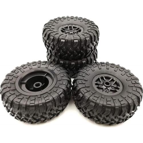 4 Pcs RC Car Tires Wheels Rims Set for MN D90 D91 RC Car Spare Parts Crawler Car Assembled Tyre for Truck Parts & Accessories