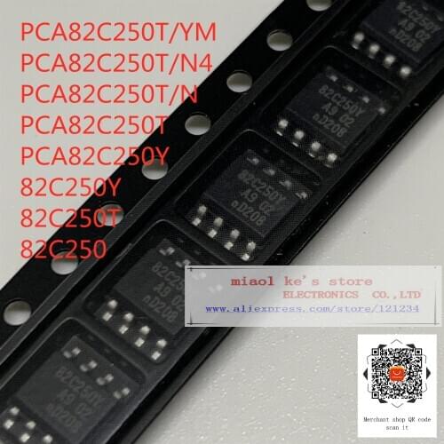 [5PCS]100%New original: PCA82C250T/YM PCA82C250T/N4 PCA82C250T/N PCA82C250T PCA82C250Y 82C250Y 82C250T - IC CAN CNTRL INTERFACE