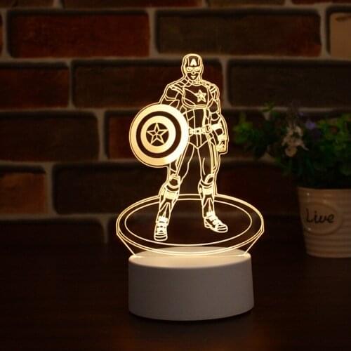 Living Room Decoration Kids Toy Bedroom Baby 3d Illusion Acrylic LED Night Lights