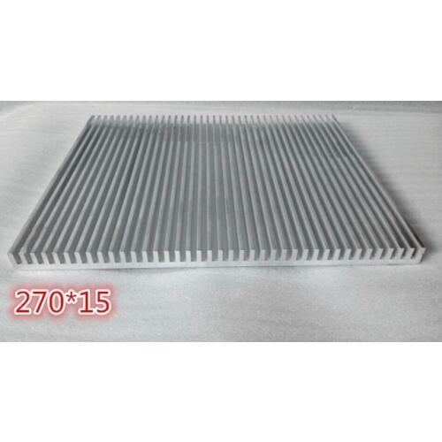 Aluminum Radiator Cooling Fin Power Development Board Model airplane GPS heat dissipation 270*15*100mm High-power heatsink