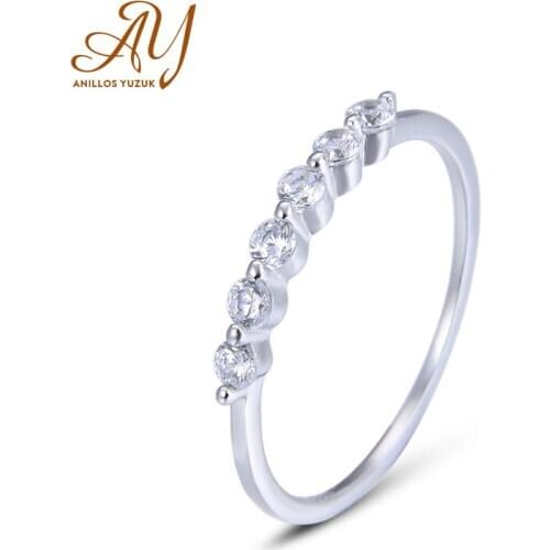 White Purple Pink Moissanite Rings For Women 925 Solid Sterling Silver Stackable Match Ring Wedding Engagement Fine Jewelry